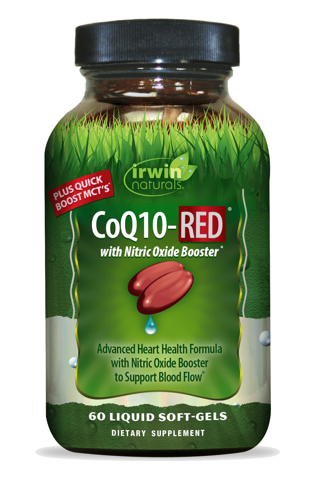 CoQ10 Red with Nitric Oxide Booster by Irwin Naturals