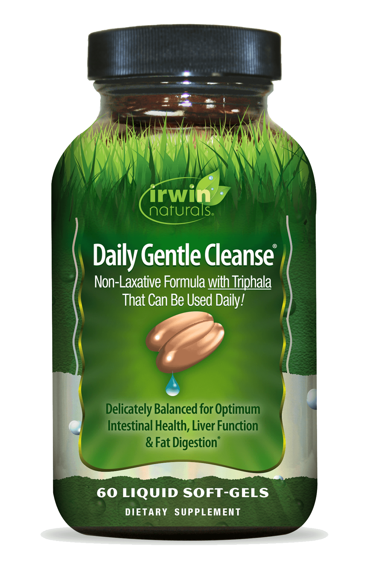 Daily Gentle Cleanse Non-Laxative Formula with Triphala that can be used daily by Irwin Naturals