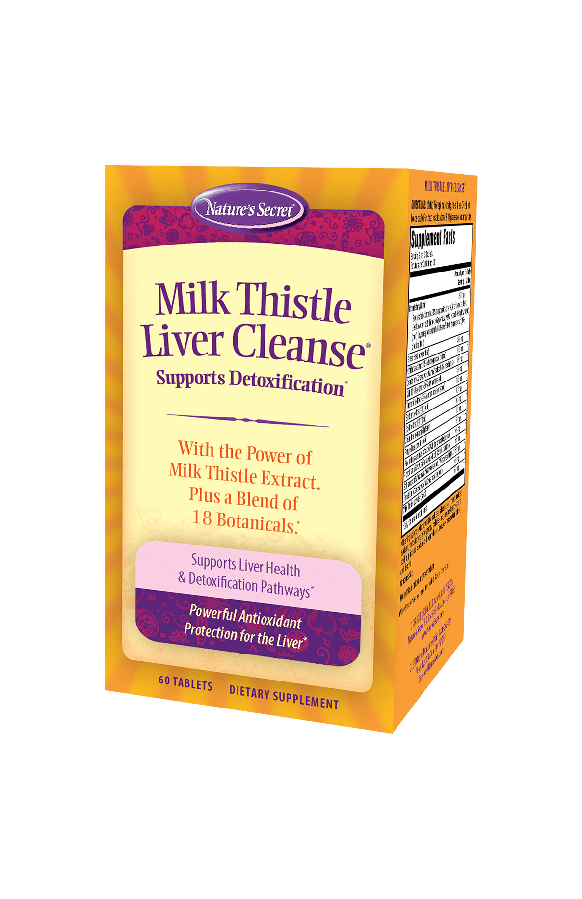 Milk Thistle Liver Cleanse Supports Detoxification by Nature's Secret