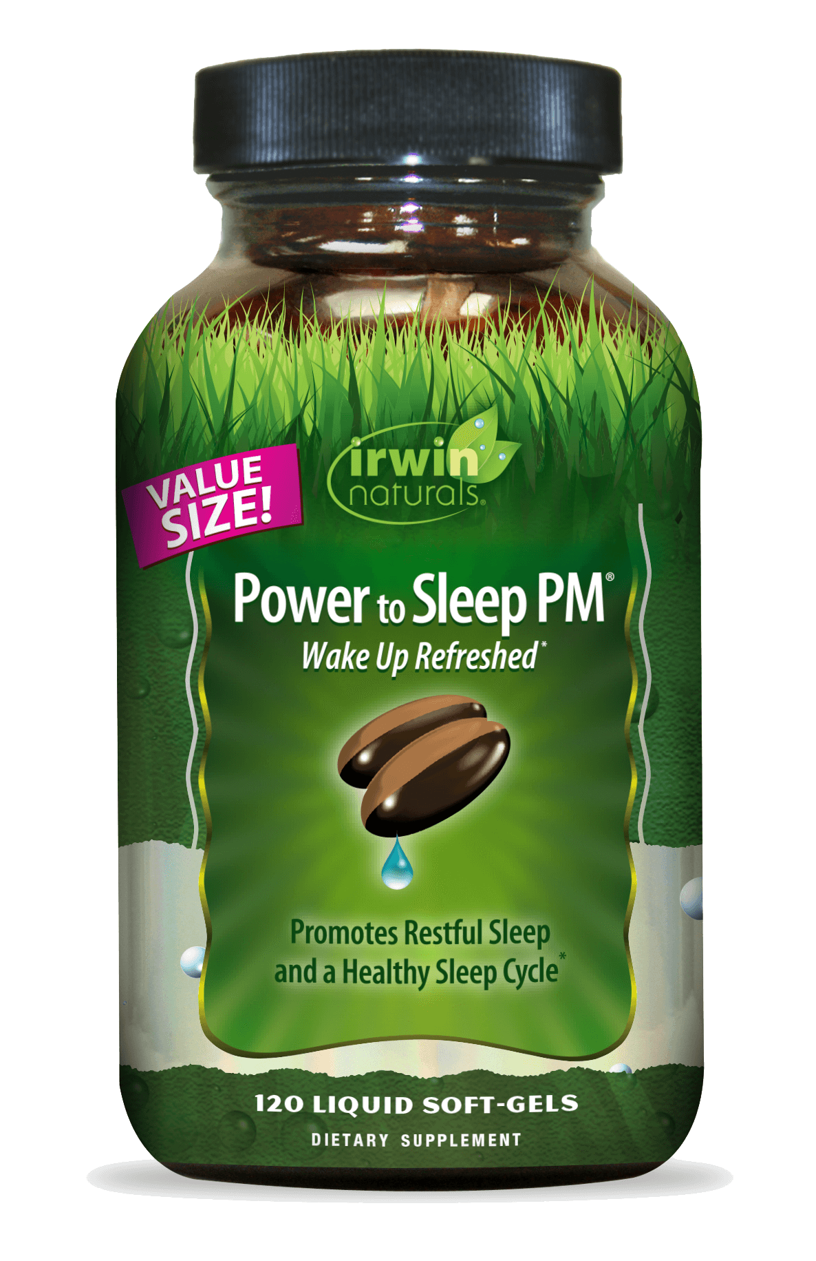 Value Size Power to Sleep PM Wake Up Refreshed by Irwin Naturals