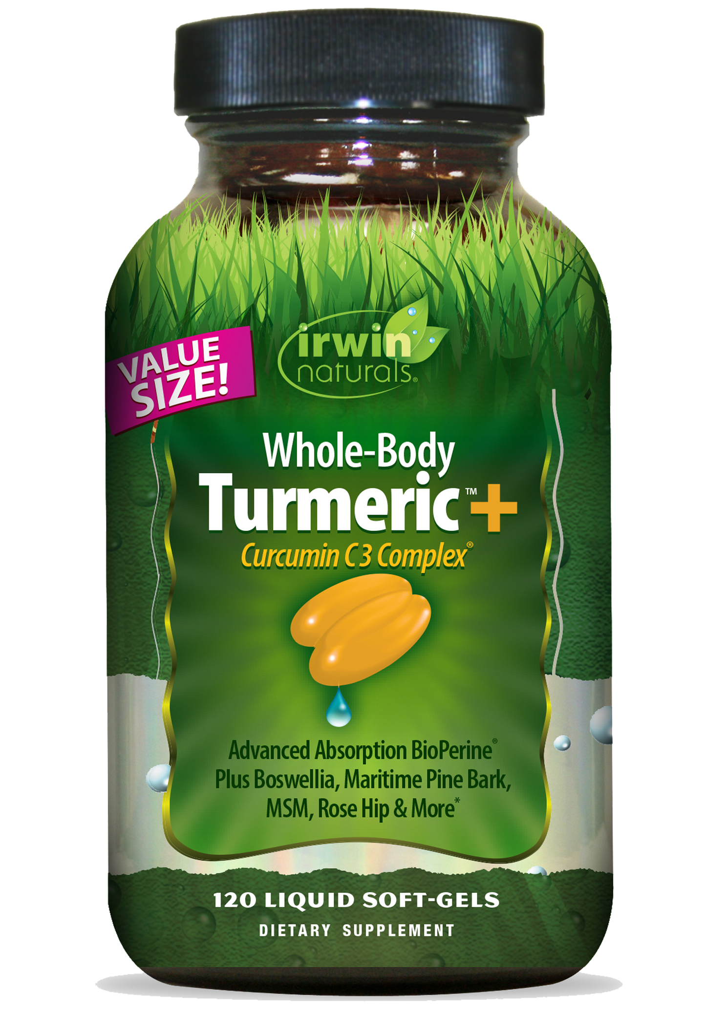 Whole Body Turmeric 120ct Value Size