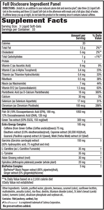 Extra-Energy THERMO-FUEL Max Fat Burner