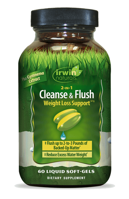 2-in-1_Cleanse_Flush_WeightLossSupport_Irwin Naturals_detox pills