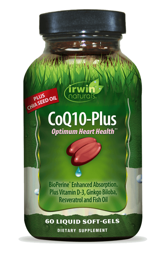 CoQ10 Plus Optimum Hearth Health Plus Chia Seed Oil by Irwin Naturals