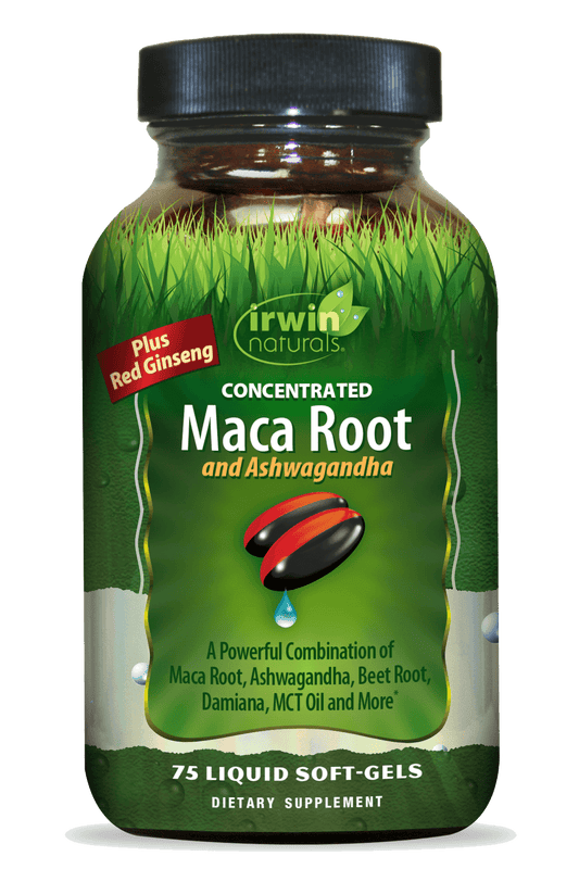 Concentrated Maca Root and Ashwagandha Plus Red Ginseng by Irwin Naturals