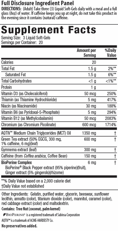 Triple-Strength Chromium Picolinate Metabolic Booster