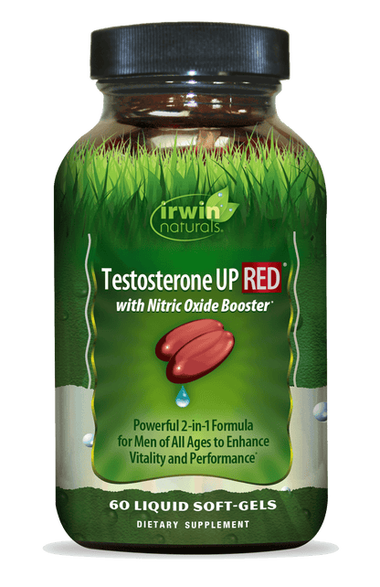 Testosterone UP RED with Nitric Oxide Booster by Irwin Naturals