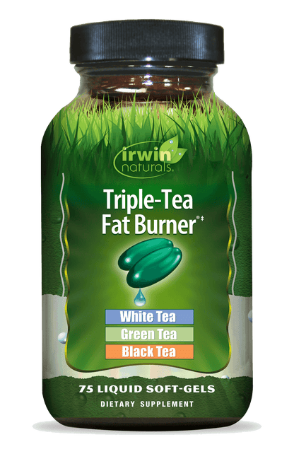 Triple Tea Fat Burner: White Tea, Green Tea, Black Tea by Irwin Naturals